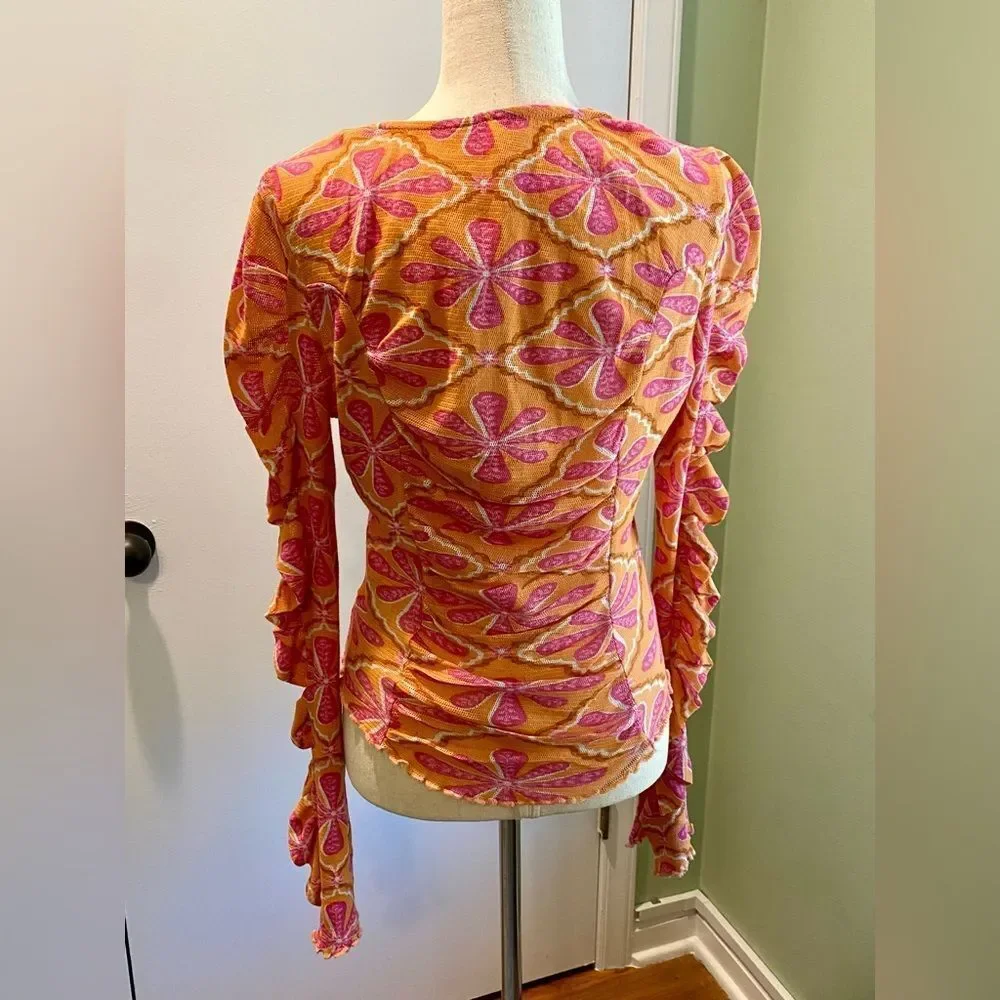 NWT Free People Through The Meadow Top Sz.XS
